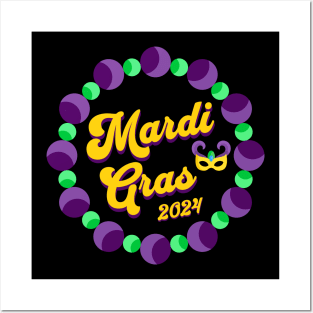 Mardi Gras 2024 Posters and Art